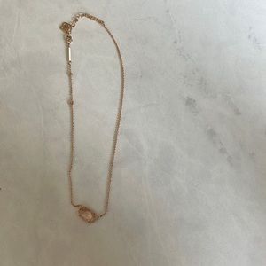 Gold and champagne Kendra Scott necklace